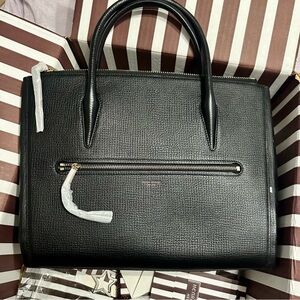 NWT Henri Bendel Tilda Satchel Black - Original Box